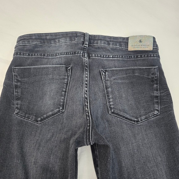 Scotch RBelle Amsterdams Blauw Girls 16 La Charmante Slim Jeans Washed Black - Picture 11 of 12